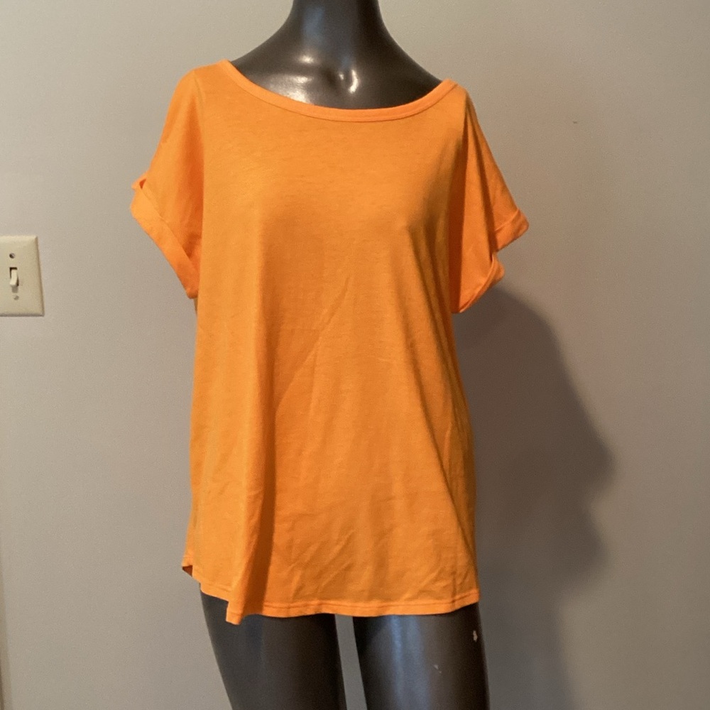 Cato Vibrant Orange Short Sleeve Tee